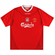 2002-04 Liverpool Reebok 'Worthington Cup Final' Heimtrikot *Neuwertig* XL