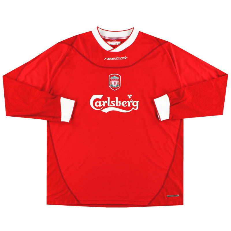 2002-04 Liverpool Reebok Home Shirt L/S