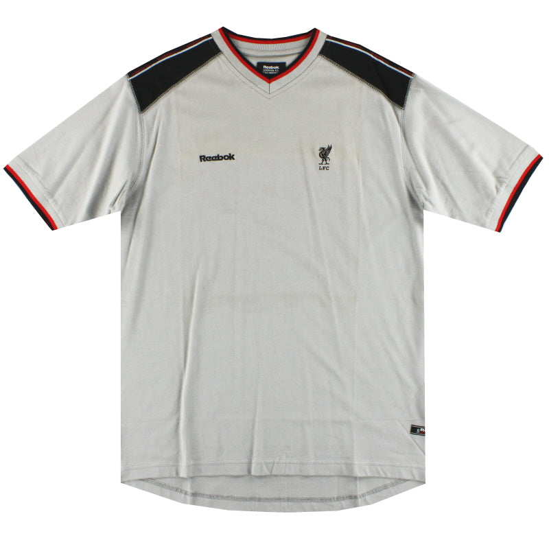 2002-04 Liverpool Reebok Freizeit-T-Shirt *mit Etiketten* L