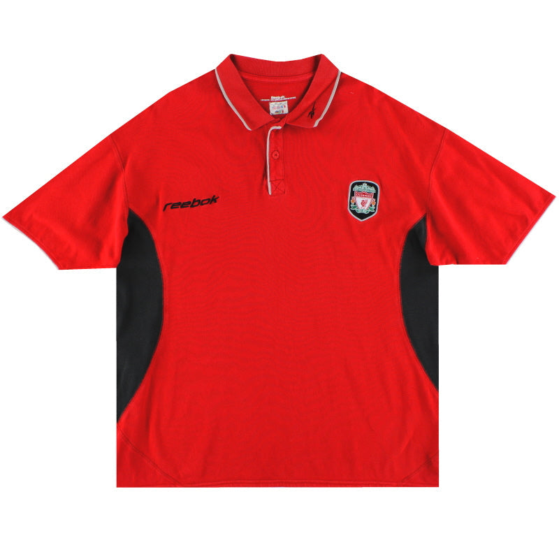 2002-04 Liverpool Reebok Polo-Shirt XL
