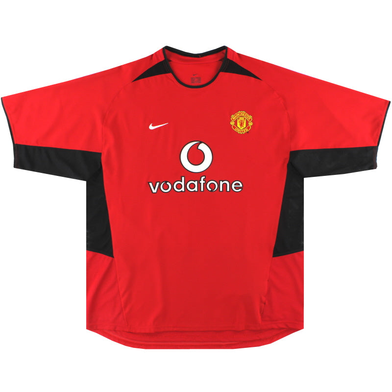 2002-04 Manchester United Nike Heimtrikot XL