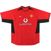 2002-04 Manchester United Nike Heimtrikot XL