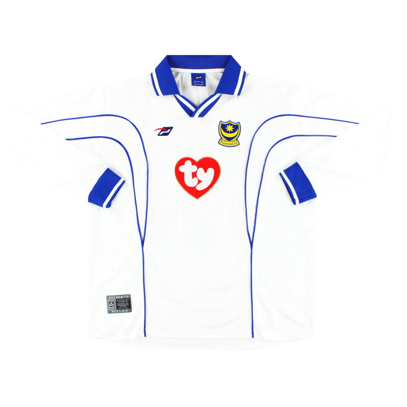2002-04 Portsmouth Pompey Sport Ausweichtrikot langärmlig XXL