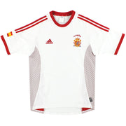 2002-04 Spanien adidas Auswärtstrikot L