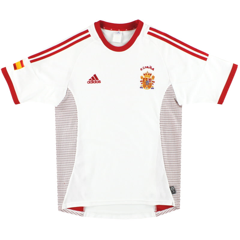 2002-04 Spanien adidas Auswärtstrikot L