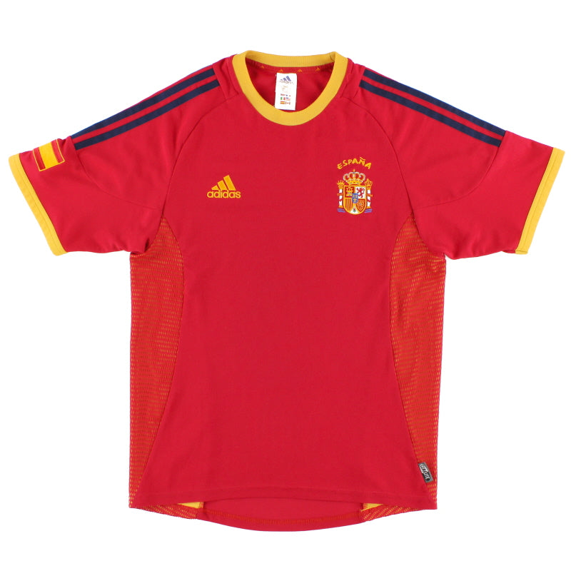 2002-04 Spanien adidas Heimtrikot S