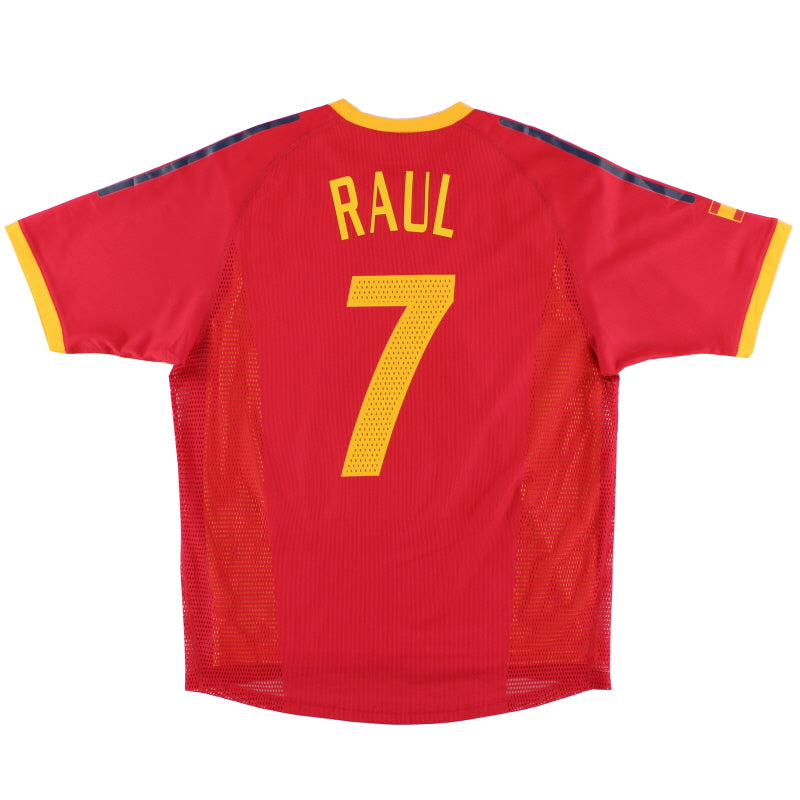 2002-04 Spanien Player Issue Heimtrikot Raul #7 *Neuwertig* M