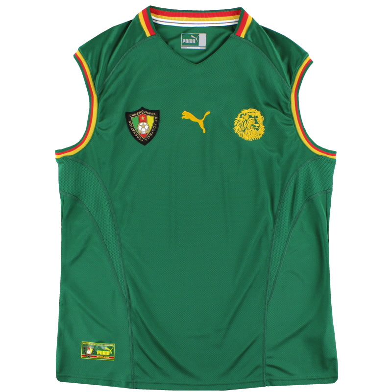 2002 Kamerun Puma Home Weste Trikot L