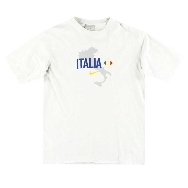 2002 Italien Nike Grafik Freizeit T-Shirt Cannavaro L