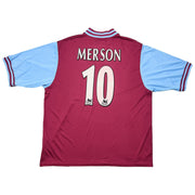 2002/03 Aston Villa Merson #10 Heimtrikot (XXL) Diadora