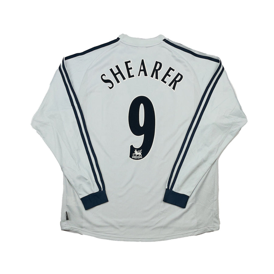 2002/03 Newcastle United Shearer #9 Langarm Auswärtstrikot (L) Adidas