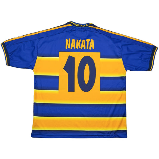 2002/03 Parma Nakata #10 *90 Years* Home Shirt (L) Champion