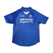 2002/03 Rangers Caniggia #7 Heimtrikot (S) Diadora