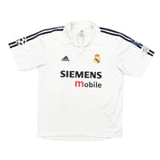 2002/03 Real Madrid Guti Haz #14 C/L Centenary Heimtrikot (M) Adidas