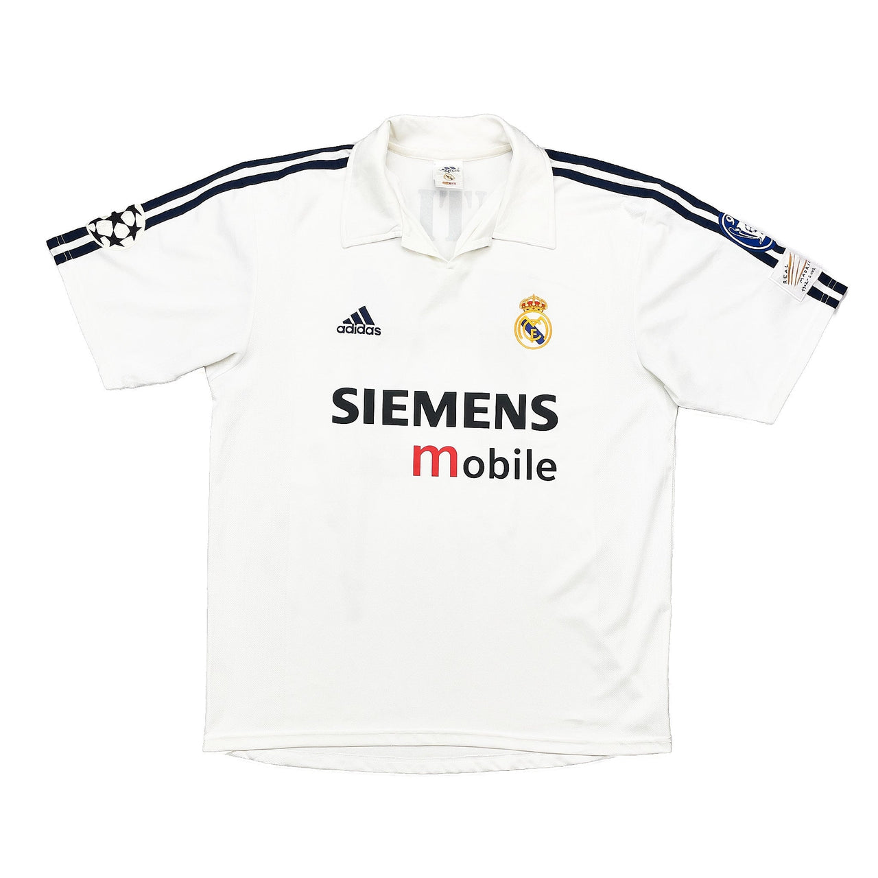 2002/03 Real Madrid Ronaldo #11 C/L Uefa Super Cup Home Shirt (M) Adidas