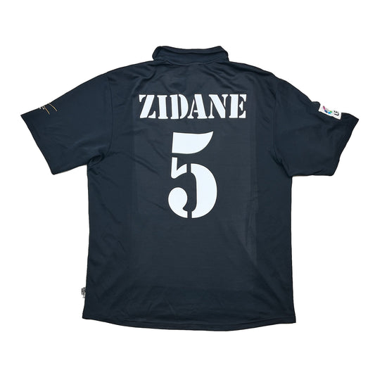 2002/03 Real Madrid Zidane #5 *Centenary* Away Shirt (XL) Adidas
