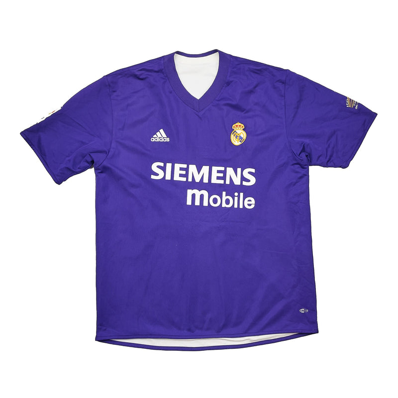 2002/03 REAL MADRID ZIDANE #5 *CENTENARY* THIRD SHIRT (L) ADIDAS