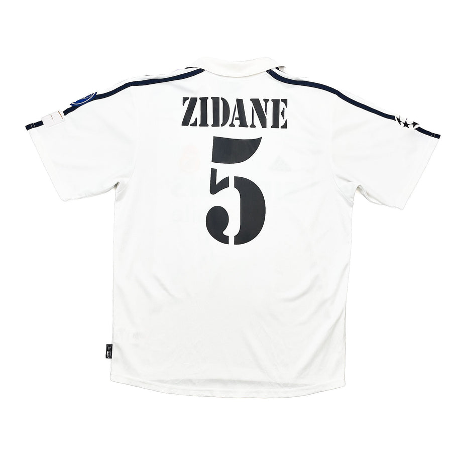 2002/03 Real Madrid Zidane #5 CL Centenary Heimtrikot (M) Adidas