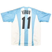 2002/04 Argentinien Veron #11 Heimtrikot (L) Adidas