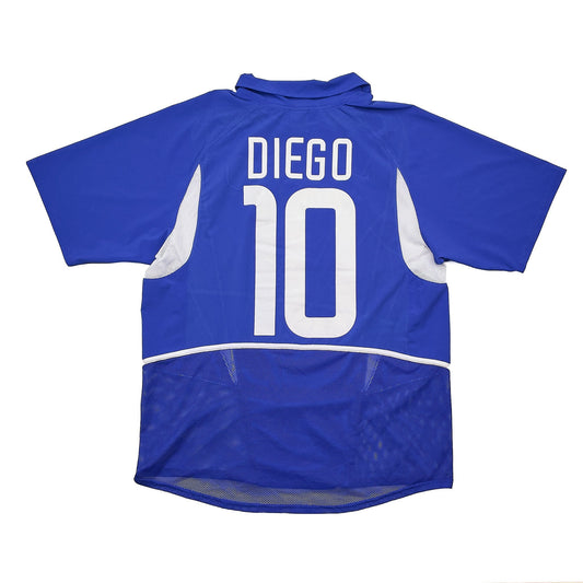 2002/04 Brazil Diego #10 Away Shirt (M) Nike