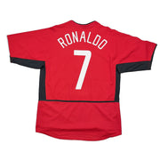 2002/04 Manchester United Ronaldo #7 C/L Heim Trikot (M) Nike