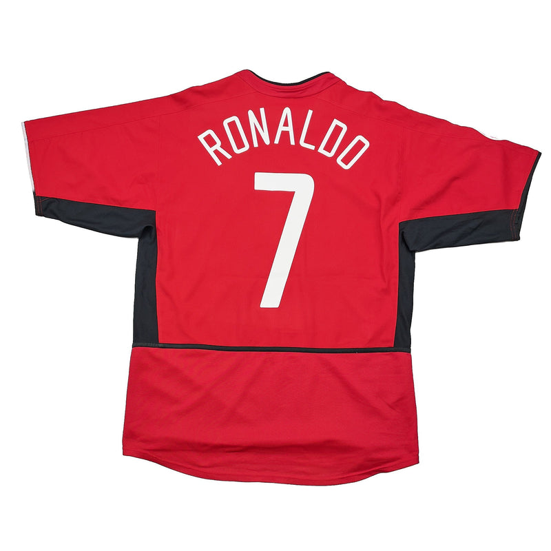 2002/04 Manchester United Ronaldo #7 C/L Home Shirt (M) Nike