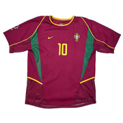 2002/04 Portugal Rui Costa #10 *Player Issue* Heimtrikot (L) Nike