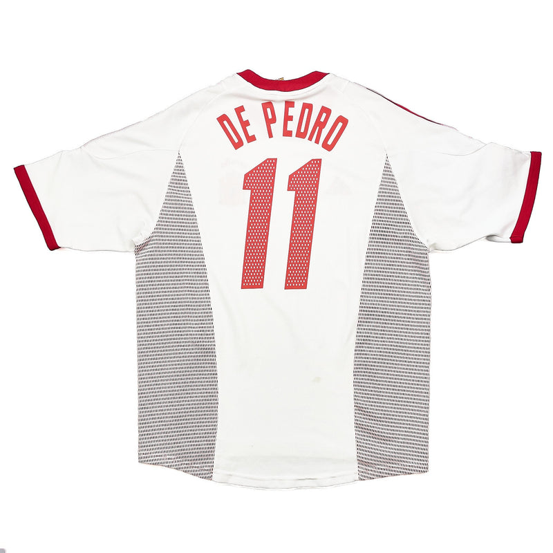 2002/04 SPAIN DE PEDRO #11 AWAY SHIRT (L) ADIDAS
