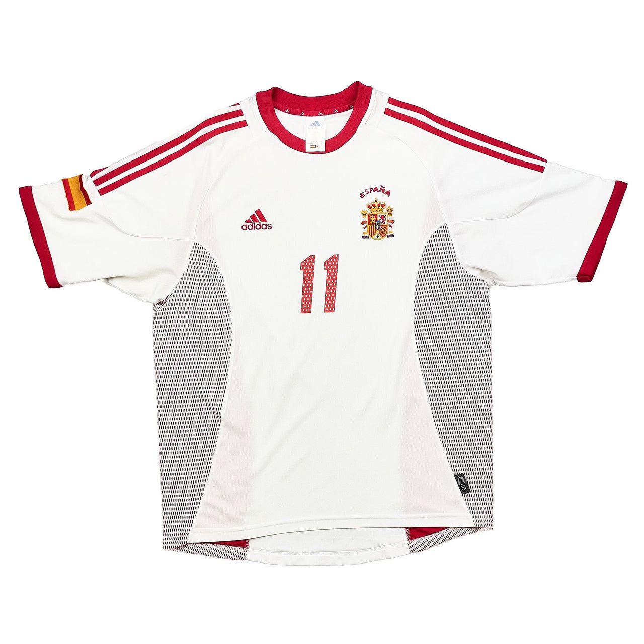 2002/04 SPAIN DE PEDRO #11 AWAY SHIRT (L) ADIDAS