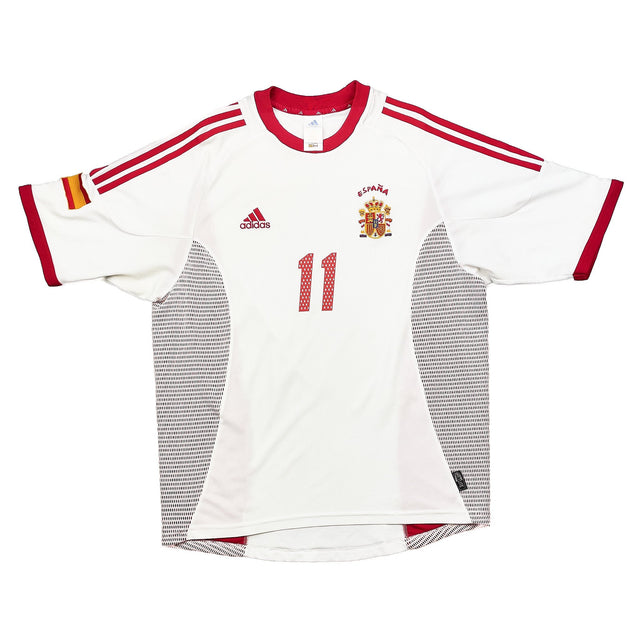 2002/04 SPAIN DE PEDRO #11 AWAY SHIRT (L) ADIDAS