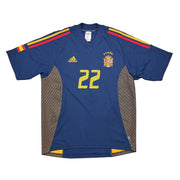 2002/04 Spanien Joaquin #22 Auswärtstrikot (M) Adidas