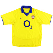 2003-04 Arsenal Nike Auswärtstrikot M XL