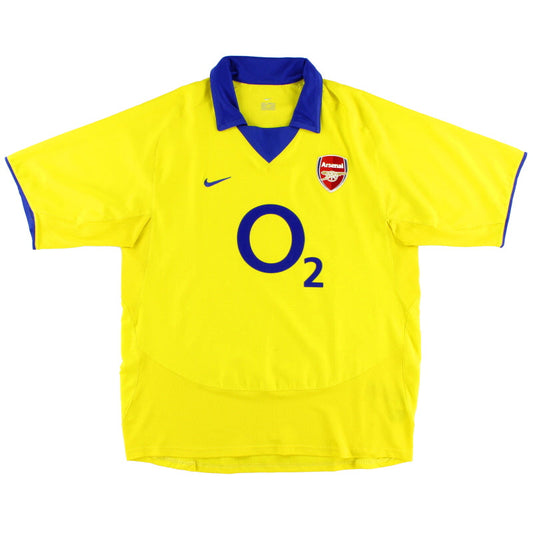 2003-04 Arsenal Nike Away Shirt M XL