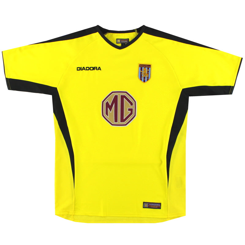 2003-04 Aston Villa Diadora Auswärtstrikot *Neuwertig* XL