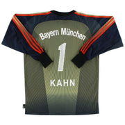 2003-04 Bayern München adidas Torwarttrikot Kahn #1 S