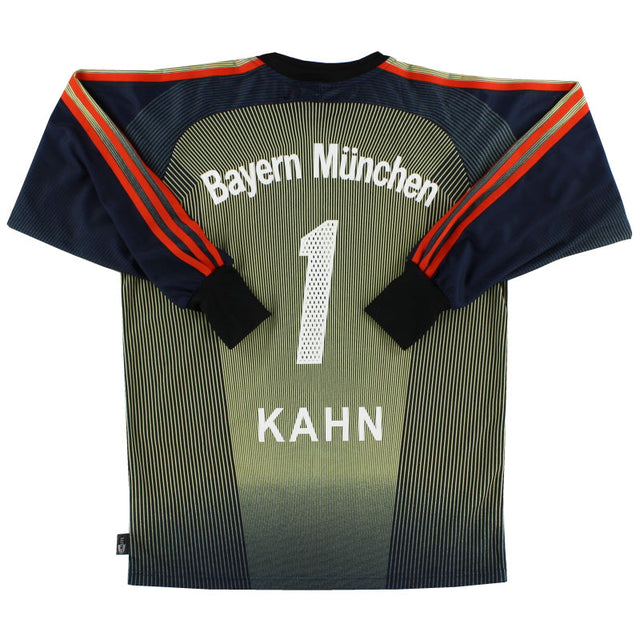 2003-04 Bayern Munich adidas Goalkeeper Shirt Kahn #1 S