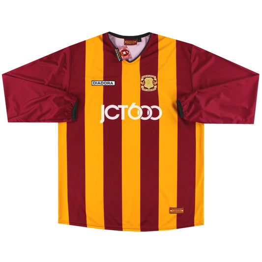 2003-04 Bradford City Diadora Centenary Home Shirt L/S *w/tags*