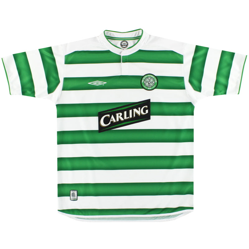 2003-04 Celtic Umbro Heimtrikot XXL