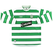 2003-04 Celtic Umbro Heimtrikot Langarm *Neuwertig* L