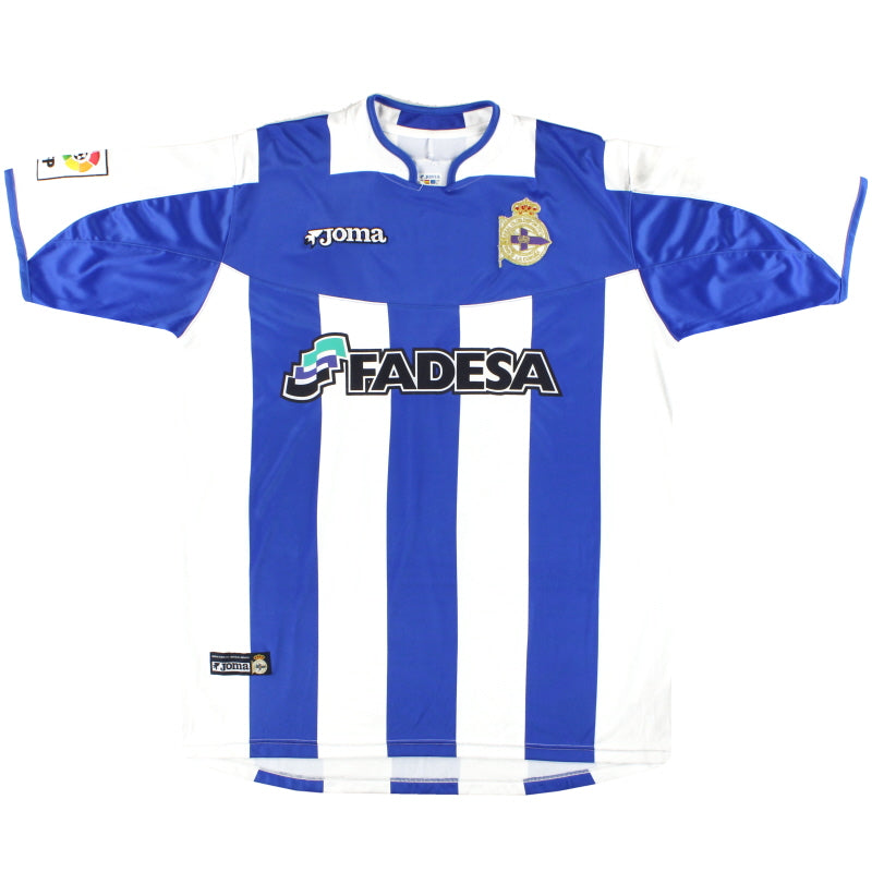 2003-04 Deportivo Joma Heimtrikot XL