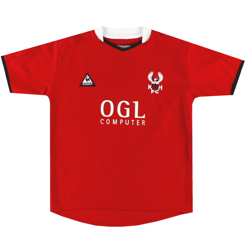 2003-04 Kidderminster Harriers Le Coq Sportif Heimtrikot *Neuwertig* Jungen L
