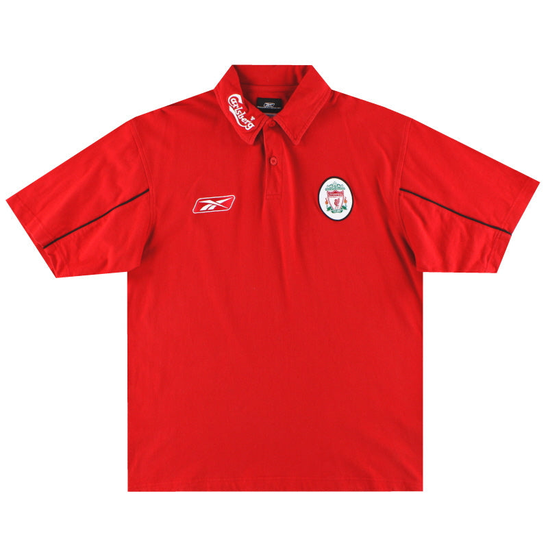 2003-04 FC Liverpool Reebok Polo-Shirt Gr. L