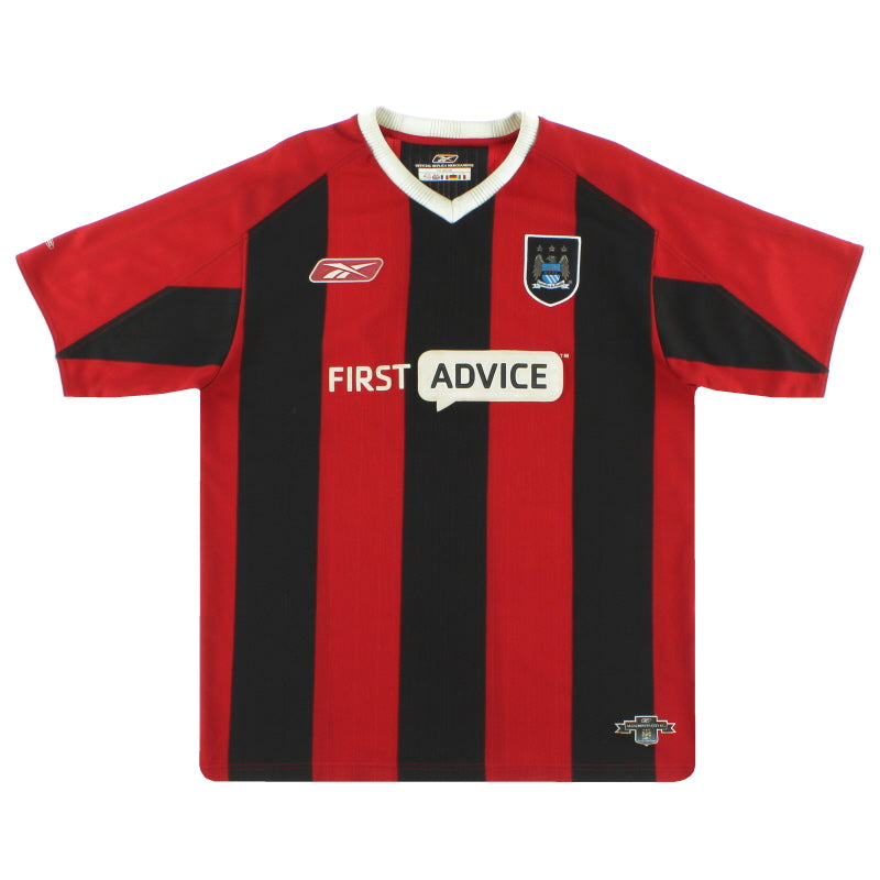 2003-04 Manchester City Reebok Auswärtstrikot *Neuwertig* XXL