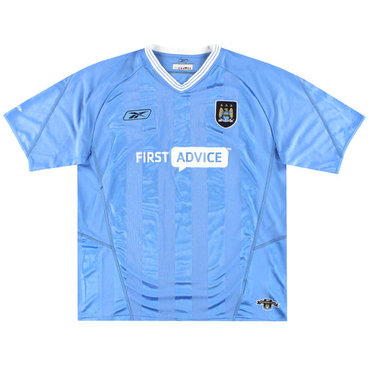 2003-04 Manchester City Reebok Home Shirt XL