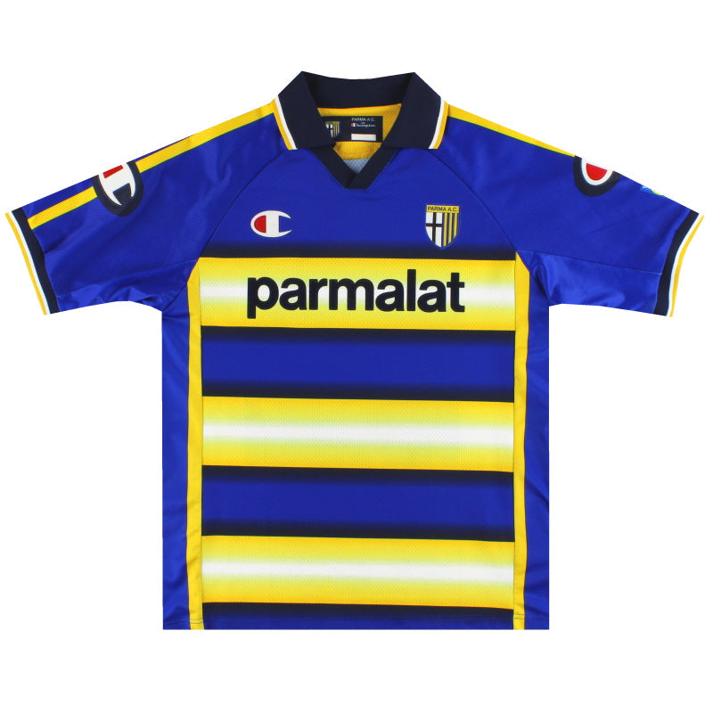 2003-04 Parma Champion '90 Years' Heimtrikot M