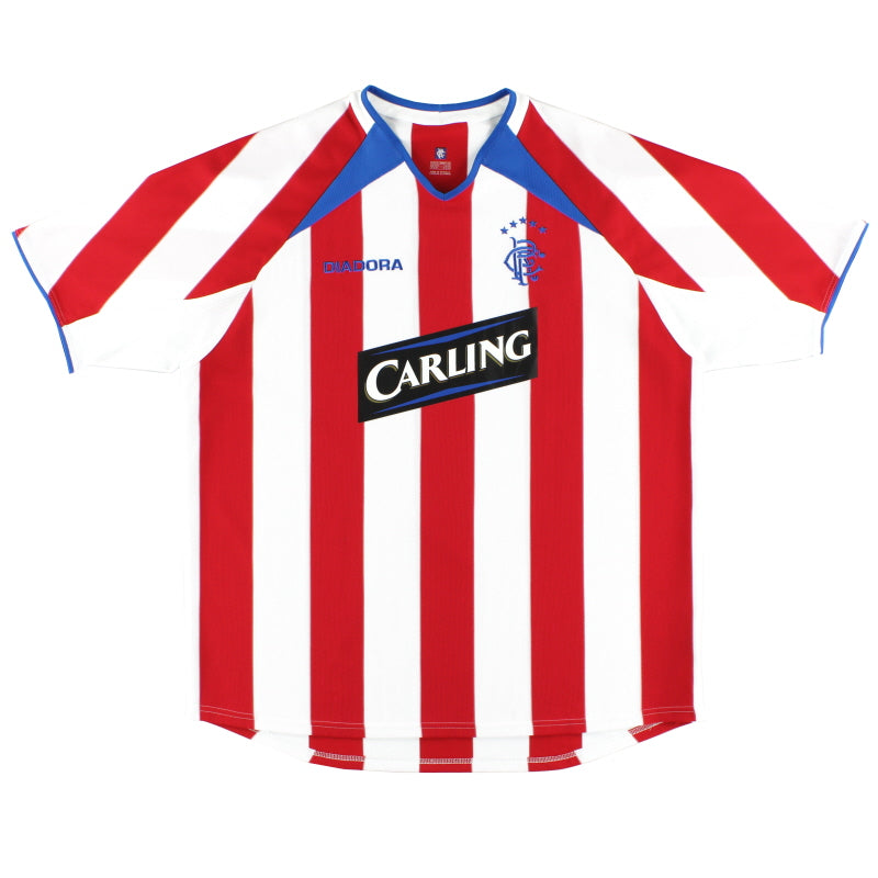 2003-04 Rangers Diadora Auswärtstrikot *Neuwertig* L