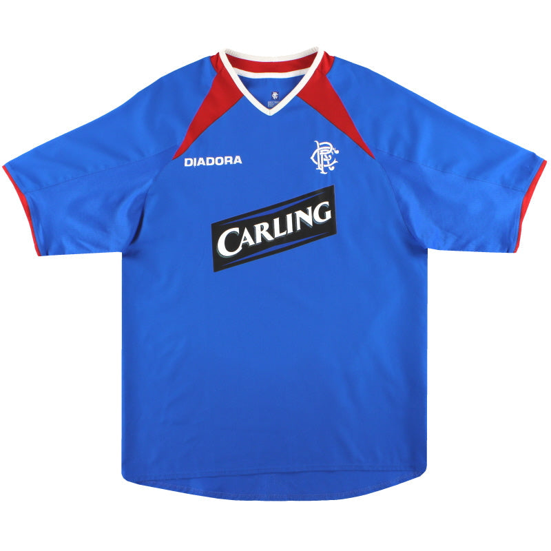 2003-04 Rangers Diadora Heimtrikot XL