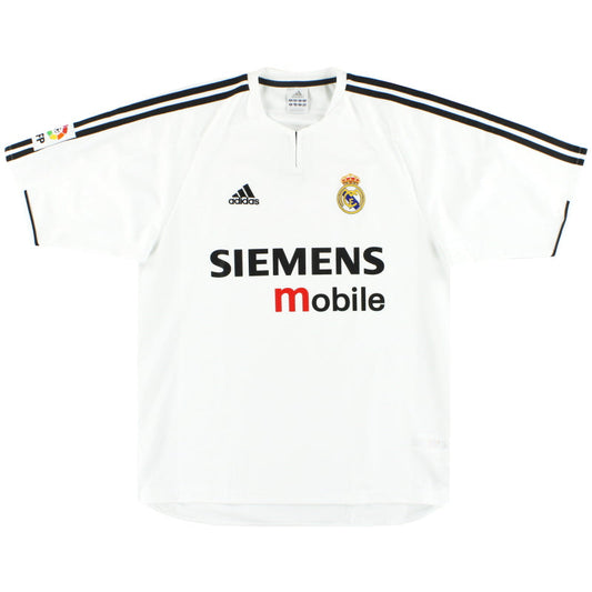 2003-04 Real Madrid adidas Home Shirt *Mint* XL