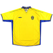 2003-04 Schweden Umbro Heimtrikot XL