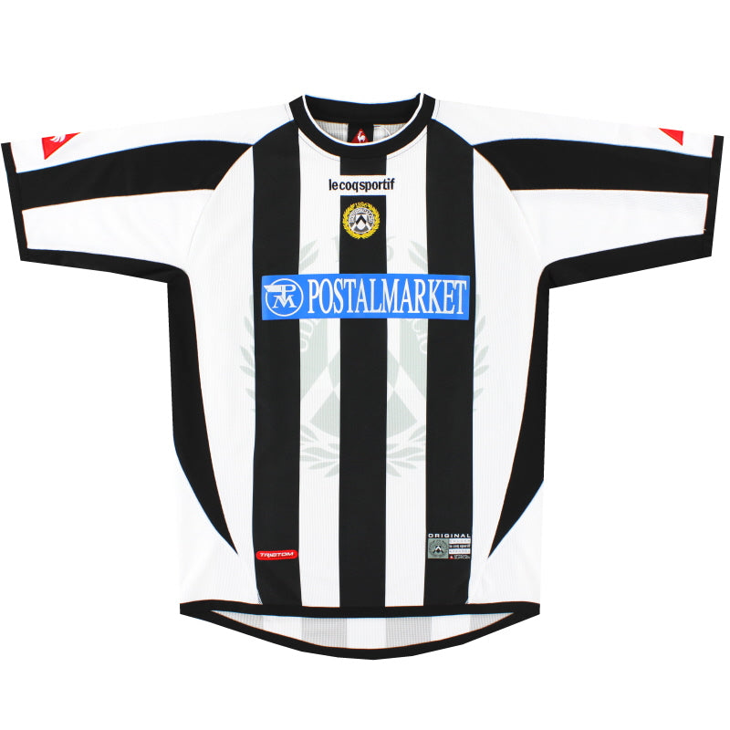 2003-04 Udinese Le Coq Sportif Heim Trikot *Neuwertig* XL